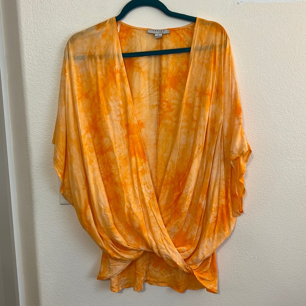 Neon orange top